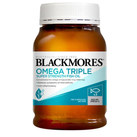Blackmores Omega Triple Strength Fish Oil 150 Capsules