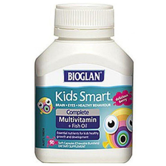 Bloglan Kids Smart Complete Multivitamin + Fish Oil 50 Capsules