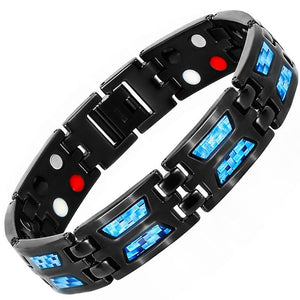 Titanium Magnetic Therapy Health Bracelet Pain Relief for Arthritis and Carpal Tunnel