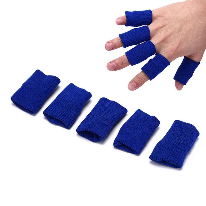 10Pcs Athletics Stretchy Finger Protector Sleeves Thumb Brace Support