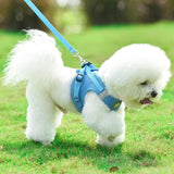 Breathable Mesh Reflective Dog Cat Walking Harness Vest Leash Set