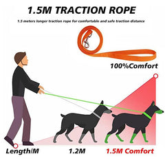 Breathable Mesh Reflective Dog Cat Walking Harness Vest Leash Set