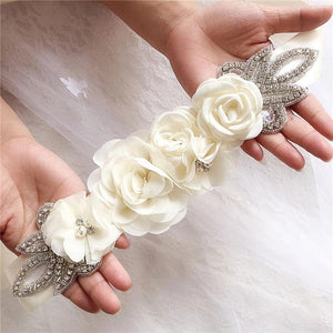 Bridal Belt Sash Crystal Wedding Dress Accessories