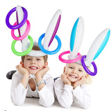 Easter Inflatable Bunny Ring Toss Game Rabbit Ears Toys Gift