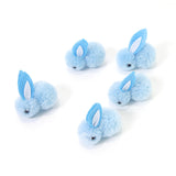 20pcs 5.5cm Easter Decorative Bunny Doll Creative 3D Plush Rabbit DIY Accessories