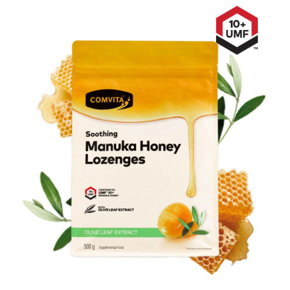 COMVITA Manuka Honey Lozenges Olive Leaf Extract 500g