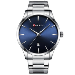 CURREN Stainless Steel Classic Men Business Quartz Wrist Watches