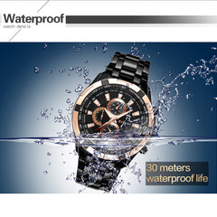 CURREN Stainless Steel Men Business Military Quartz Watches