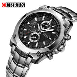 CURREN Stainless Steel Men Business Quartz Watches