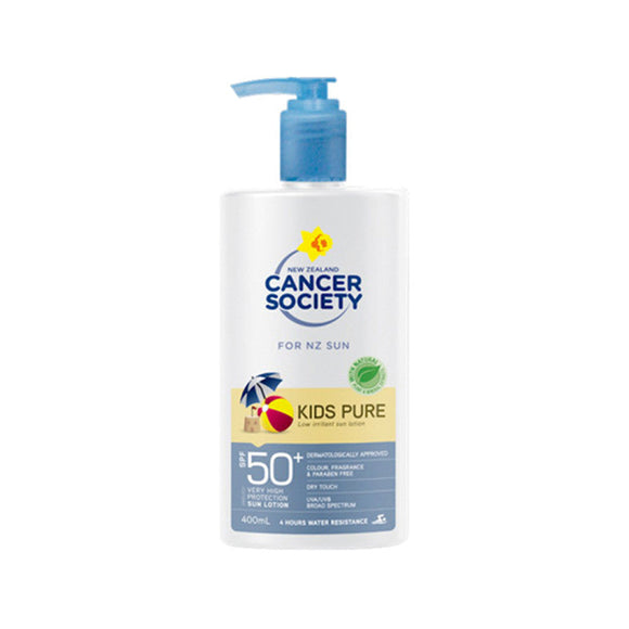 Cancer Society SPF50+ Kids Pure Pump Sunscreen 400ml