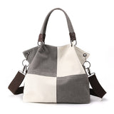 Fashion Shoulder Crossbody Messenger Canvas Cloth Handbag Convertible Bag