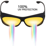 Day Night Driving Glasses UV Protection Anti-Glare Sunglasses