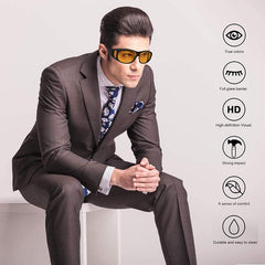 Day Night Driving Glasses Polarized UV Protection Anti-Glare Sunglasses