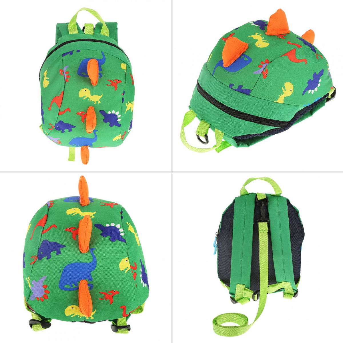 Cartoon Child Dinosaur Safety Anti-Lost Harness Strap Kids Bag Backpack