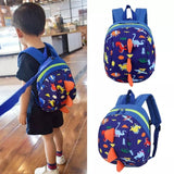 Cartoon Child Dinosaur Safety Anti-Lost Harness Strap Kids Bag Backpack