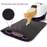 Honeycomb Double Layer Design Cat Litter Trapping Mat