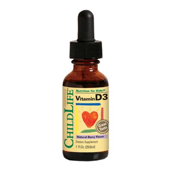 Childlife Essential Vitamin D3 Drops Natural Berry Flavor 29.6ml