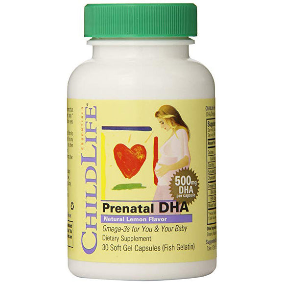 Childlife Prenatal DHA Lemon Flavor 30 Capsules