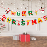 Christmas Ornaments Xmas Banner Garland Hanging Home Chrismtas Decoration
