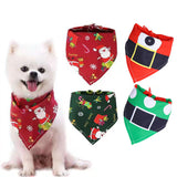 Christmas Dog Neckerchief Bandana Pet Dog Scarf Christmas Presents Xmas Gift