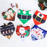 Christmas Dog Neckerchief Bandana Pet Dog Scarf Christmas Presents Xmas Gift