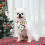 Christmas Dog Neckerchief Bandana Pet Dog Scarf Christmas Presents Xmas Gift