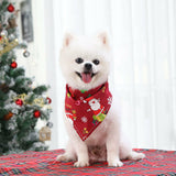 Christmas Dog Neckerchief Bandana Pet Dog Scarf Christmas Presents Xmas Gift