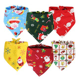 Christmas Dog Neckerchief Bandana Pet Dog Scarf Christmas Presents Xmas Gift