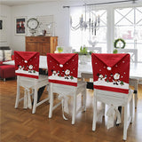 Christmas Chair Cover Slipcover Stretchable Protector Party Xmas Decor