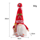 Christmas Gnomes Ornaments Glowing Luminous Plush Santa Dolls