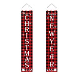 Christmas Hanging Flag Door Porch Banner Christmas Decor