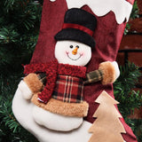 Large 18inch Christmas Stocking Candy Bag Hanging Stockings Xmas Tree Decor