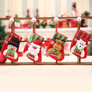 Christmas Sock Xmas Stocking Christmas Tree Pendant Gift Ornaments