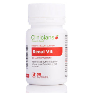 Clinicians Renal Vitamin Capsules 30
