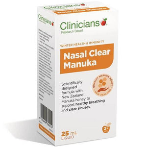 Clinicians Nasal Clear Manuka 25ml
