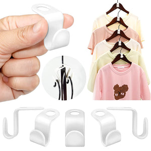 Clothes Hanger Connector Hooks Hanger Extender Clips