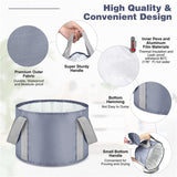 Collapsible Portable Foot Soak Tub Soaking Bath Basin Water Container