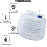 Multifunctional Folding Drinking Storage Jug Collapsible Water Container with Spigot
