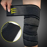 Elastic Knee Wrap Compression Bandage Brace Support for Legs