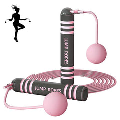 2 In 1 Ropeless and Corded Speed Skipping Jump Rope Indoor Outdoor