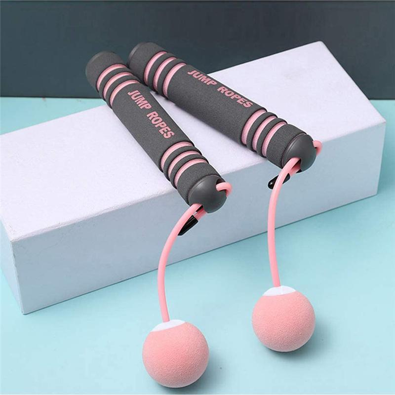 2 In 1 Ropeless and Corded Speed Skipping Jump Rope Indoor Outdoor