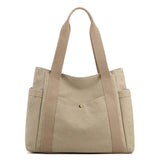 Women's Canvas Shoulder Convertible Large Capacity Bag Handbags Tote Purses