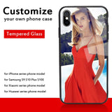 Customized Tempered Glass Phone Case Personalized Photo For iPhone