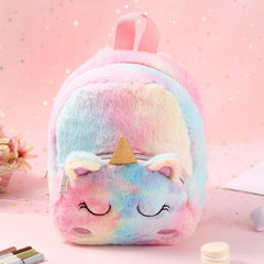 Cute Unicorn Plush Backpack School Bags