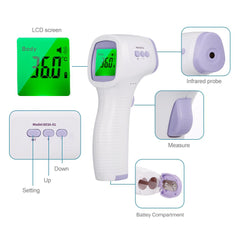 Digital No-Touch Forehead Infrared Thermometer for Adults & Kids
