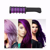 6pcs Bright Disposable Temporary Washable Hair Color Dye Chalk Comb