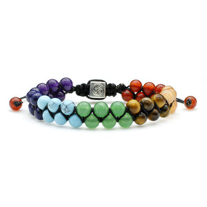 Double Layer Natural Gemstone Beaded Relax Anxiety Bracelets