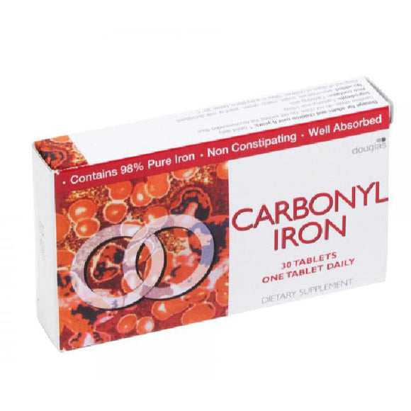 Douglas Dietary Carbonyl Iron 30 Tablets