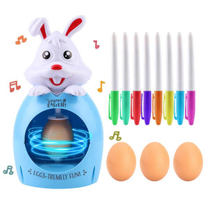 Easter Diy Egg Painting Machine Spinner with Music & Light