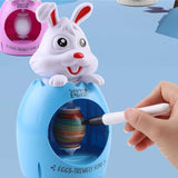 Easter Diy Egg Painting Machine Spinner with Music & Light